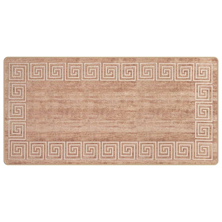 Tæppe Runner MARSA Hvid 100 x 200 cm Polyester og PVC