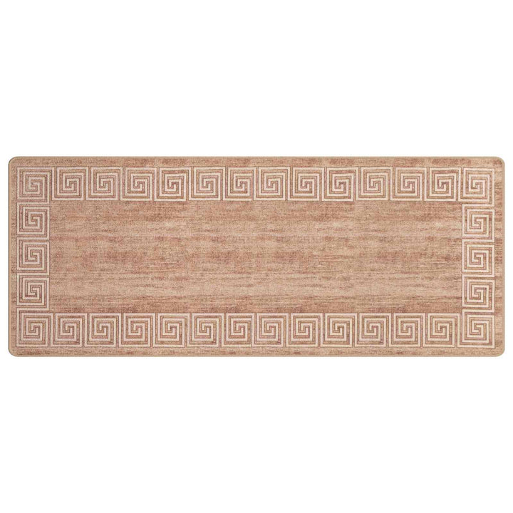 Tæppe Runner MARSA Hvid 100 x 350 cm Polyester og PVC