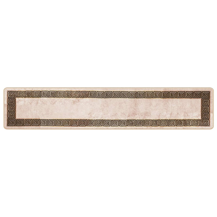 Tæppe Runner MARSA Sort 50 x 250 cm Polyester og PVC