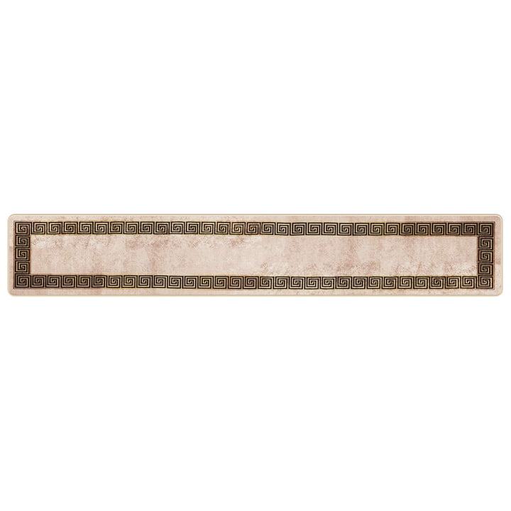 Tæppe Runner MARSA Sort 50 x 300 cm Polyester og PVC