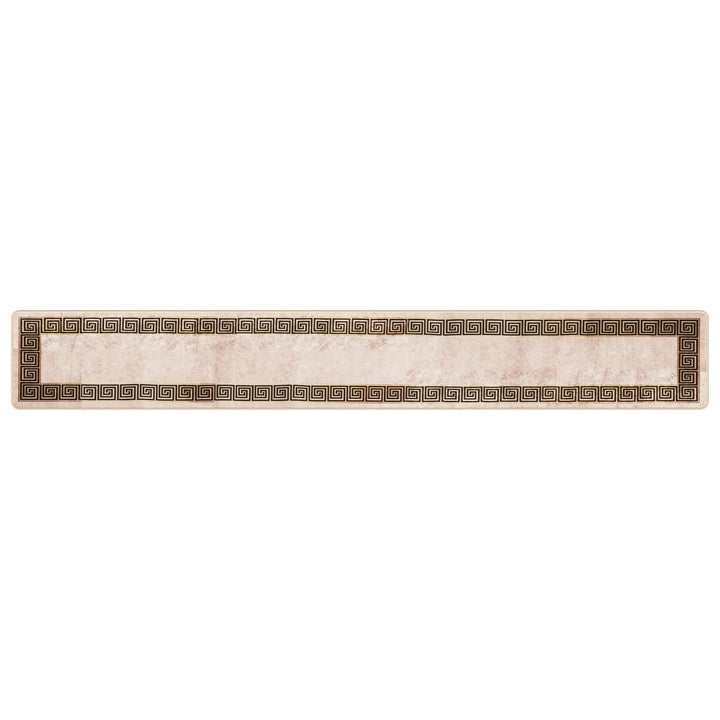 Tæppe Runner MARSA Sort 50 x 350 cm Polyester og PVC