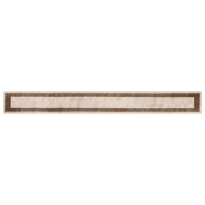 Tæppe Runner MARSA Sort 50 x 450 cm Polyester og PVC