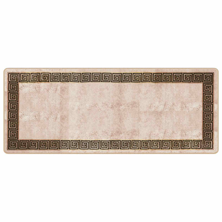 Tæppe Runner MARSA Sort 80 x 200 cm Polyester og PVC