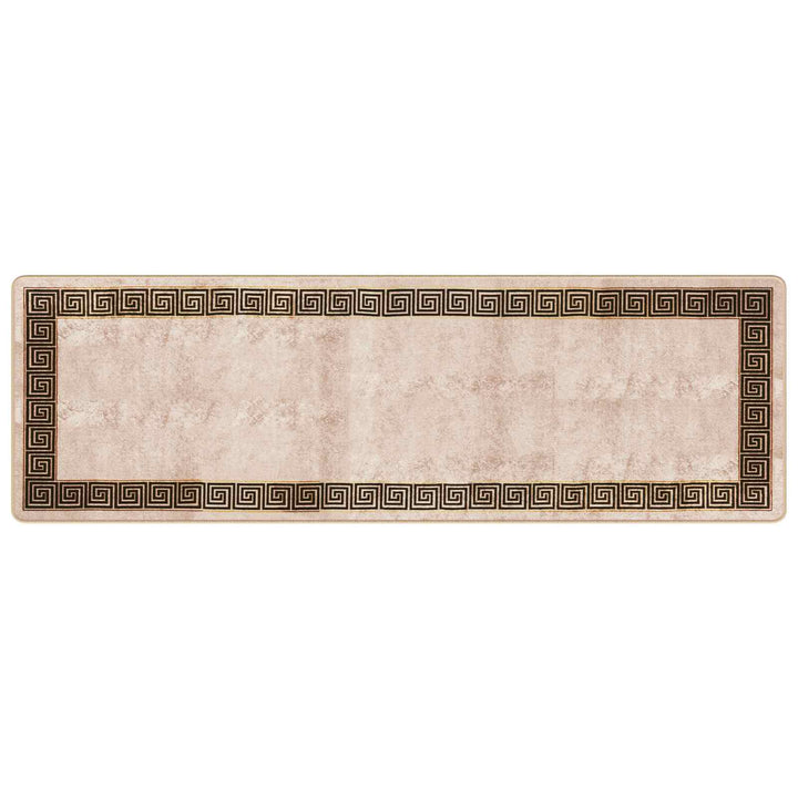 Tæppe Runner MARSA Sort 80 x 250 cm Polyester og PVC
