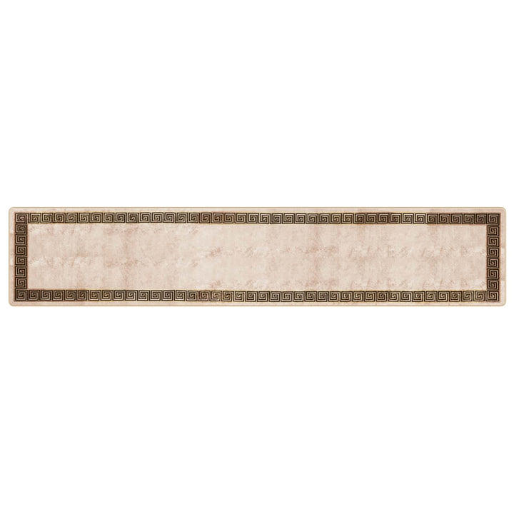 Tæppe Runner MARSA Sort 80 x 400 cm Polyester og PVC