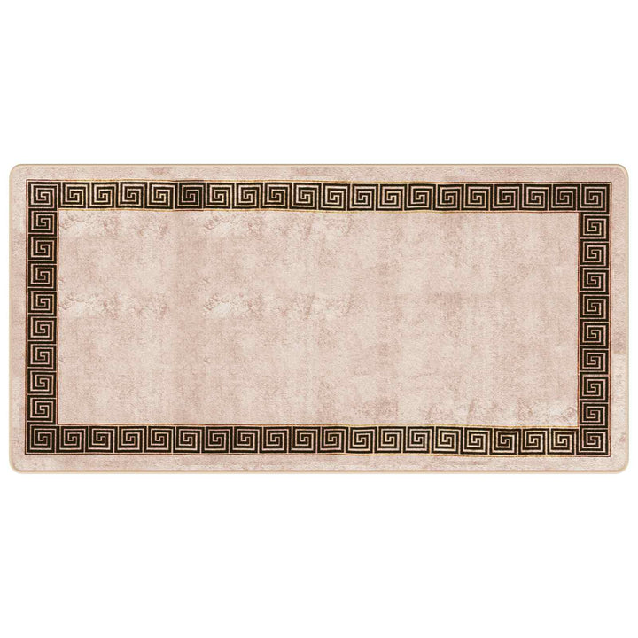 Tæppe Runner MARSA Sort 100 x 200 cm Polyester og PVC