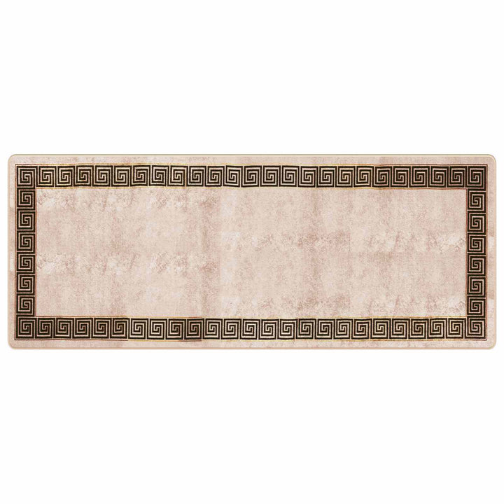 Tæppe Runner MARSA Sort 100 x 250 cm Polyester og PVC