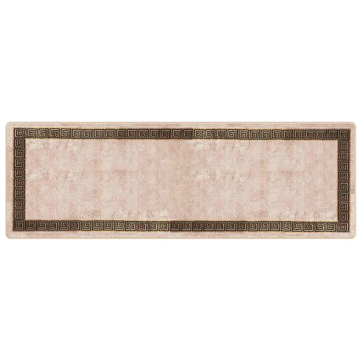 Tæppe Runner MARSA Sort 100 x 300 cm Polyester og PVC