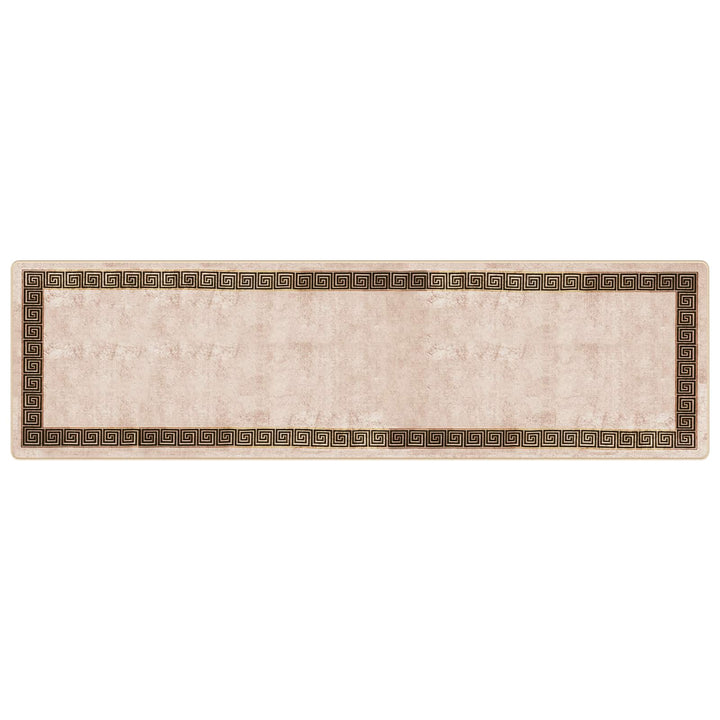 Tæppe Runner MARSA Sort 100 x 350 cm Polyester og PVC