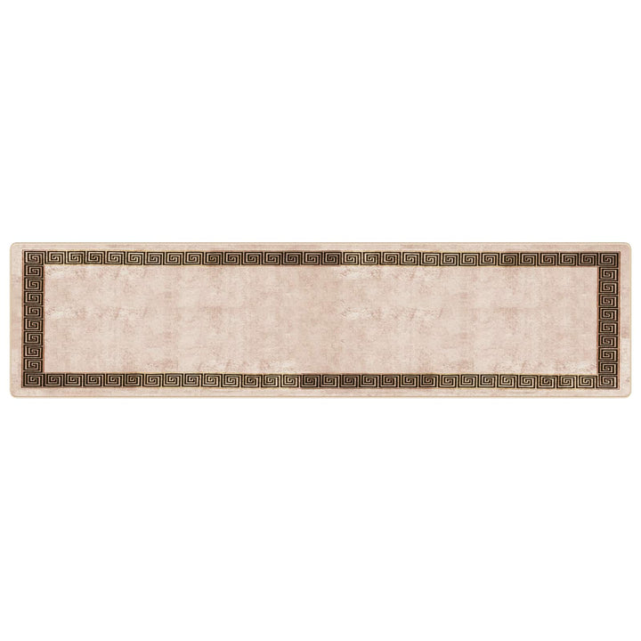 Tæppe Runner MARSA Sort 100 x 400 cm Polyester og PVC