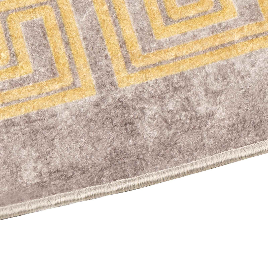 Tæppe Runner MARSA Grå 50 x 150 cm Polyester og PVC