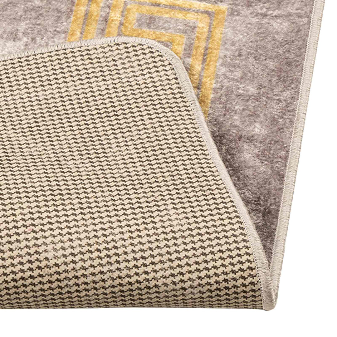 Tæppe Runner MARSA Grå 50 x 150 cm Polyester og PVC