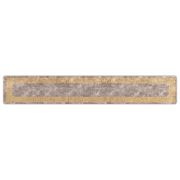 Tæppe Runner MARSA Grå 50 x 300 cm Polyester og PVC