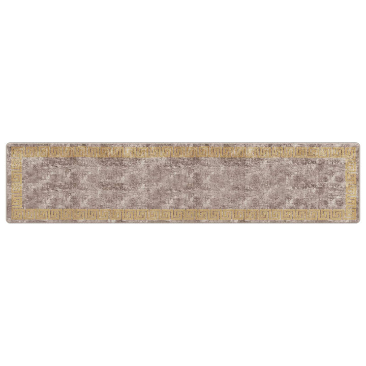 Tæppe Runner MARSA Grå 80 x 350 cm Polyester og PVC