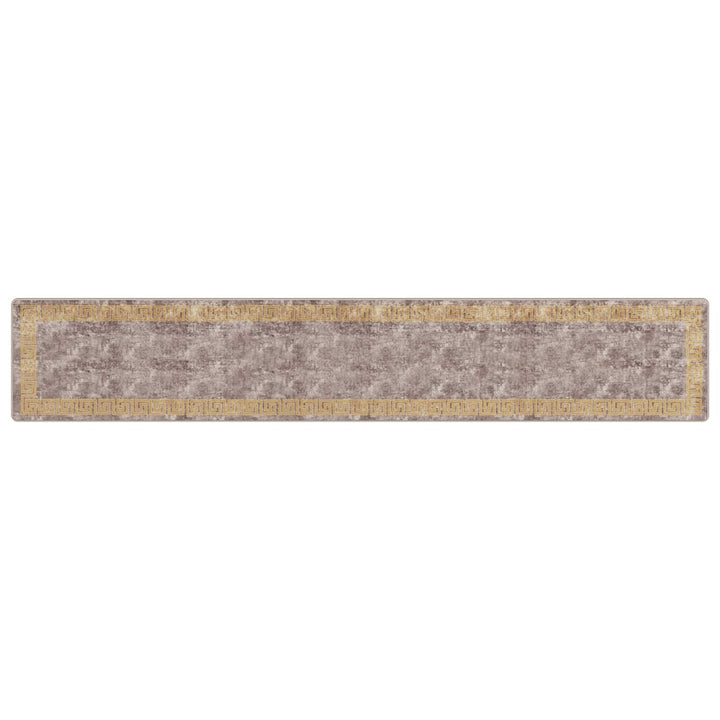 Tæppe Runner MARSA Grå 80 x 450 cm Polyester og PVC