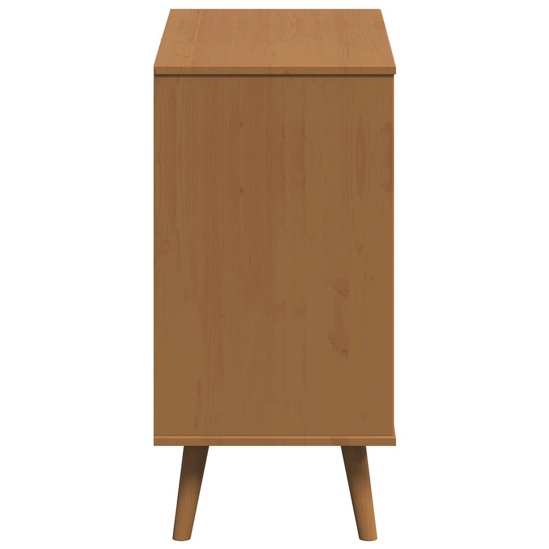 Skuffeskab MOLDE Karamel 80 x 40 x 80 cm Massivt fyrretræ
