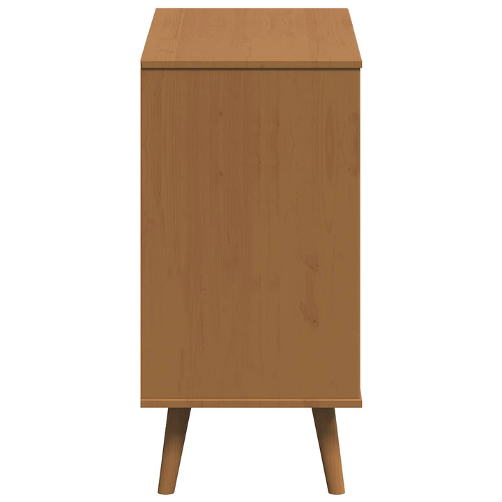 Skuffeskab MOLDE Karamel 80 x 40 x 80 cm Massivt fyrretræ