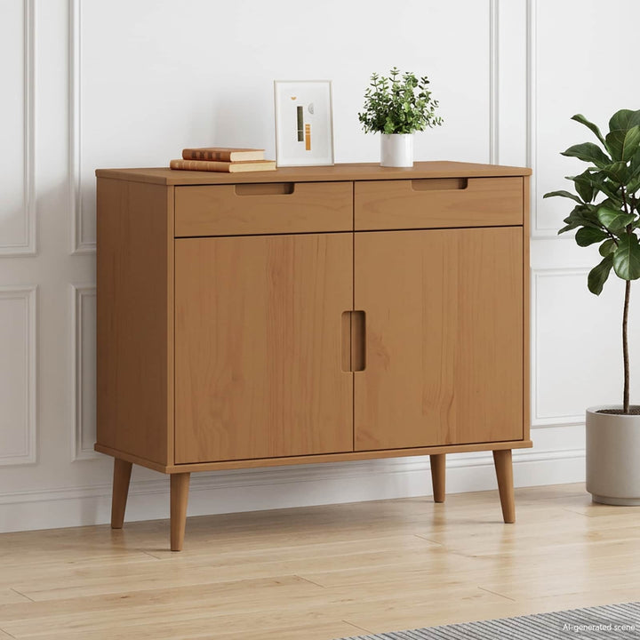 Sideboard MOLDE Karamel 90 x 40 x 80 cm