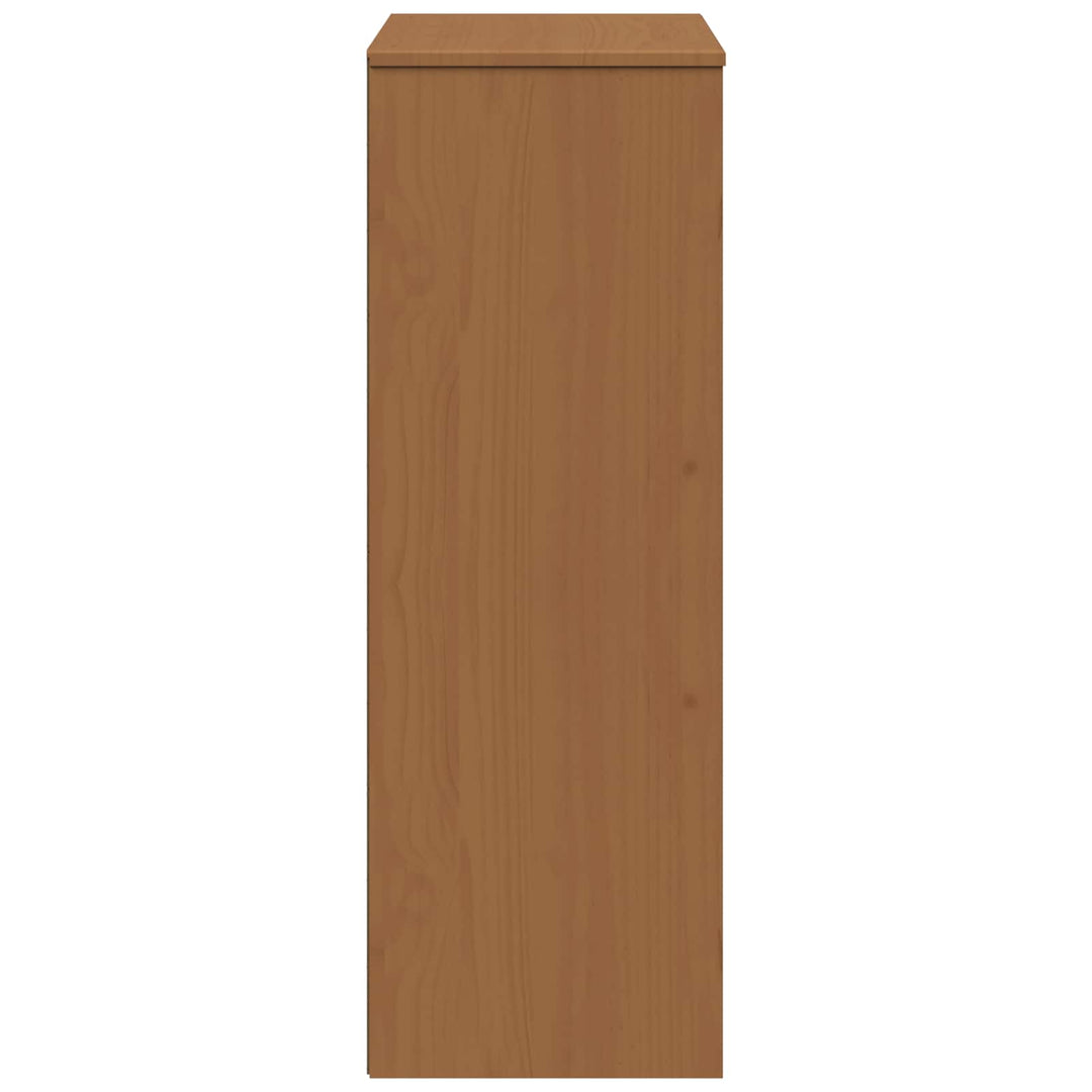 Skab MOLDE Karamel 90 x 35 x 100 cm Massivt fyrretræ