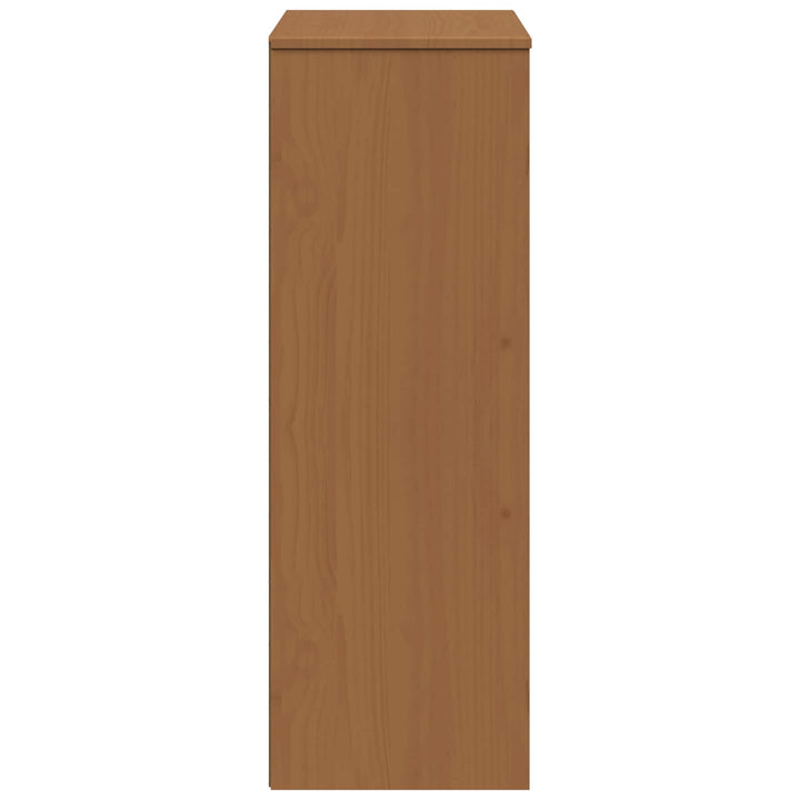 Skab MOLDE Karamel 90 x 35 x 100 cm Massivt fyrretræ
