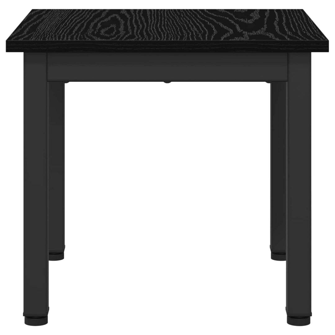 Sofabord Sort eg 40 x 40 x 36 cm Konstrueret træ