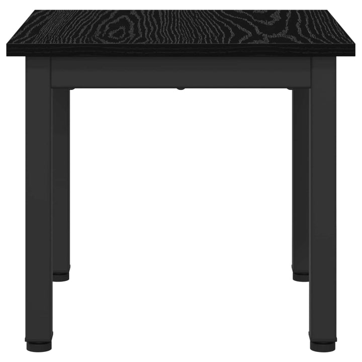 Sofabord Sort eg 40 x 40 x 36 cm Konstrueret træ
