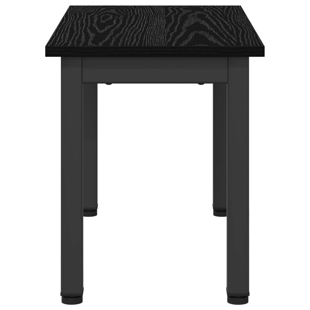 Sofabord Sort eg 60 x 30 x 36 cm Konstrueret træ