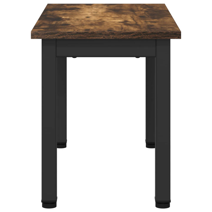 Sofabord Røget Eg 60 x 30 x 36 cm Konstrueret træ