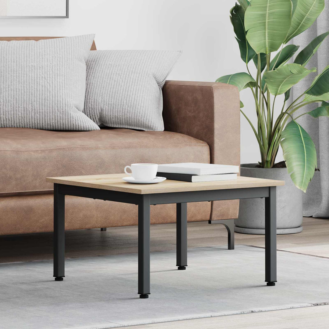 Sofabord Sonoma-eg 60 x 60 x 36 cm Konstrueret træ