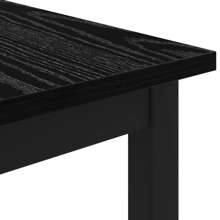 Sofabord Sort eg 70 x 50 x 36 cm Konstrueret træ