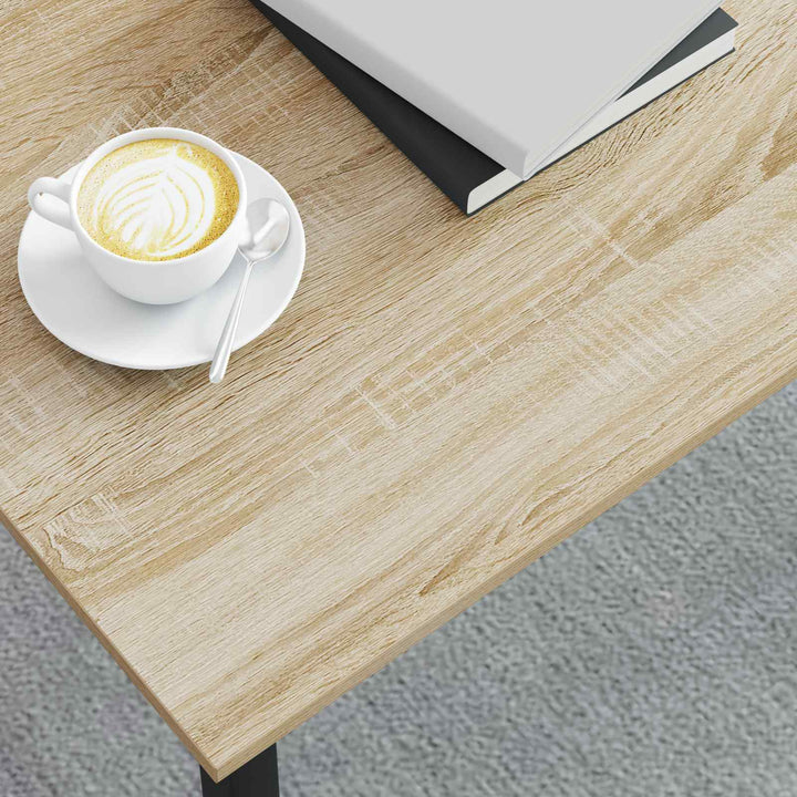 Sofabord Sonoma-eg 70 x 50 x 36 cm Konstrueret træ