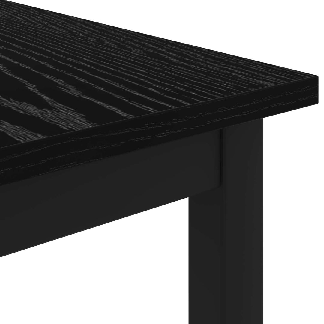 Sofabord Sort eg 100 x 50 x 45 cm Konstrueret træ