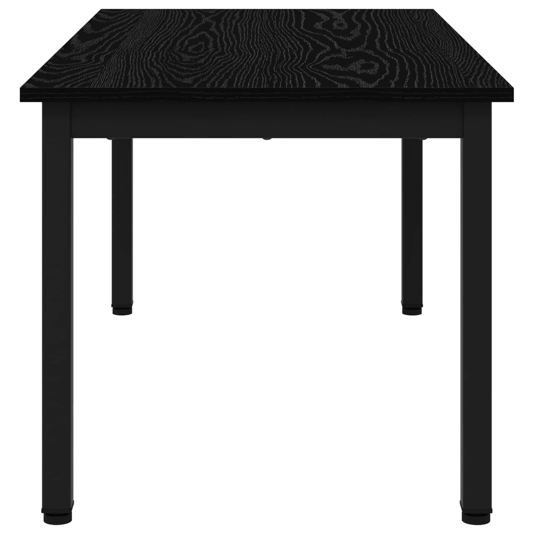 Sofabord Sort eg 100 x 50 x 45 cm Konstrueret træ