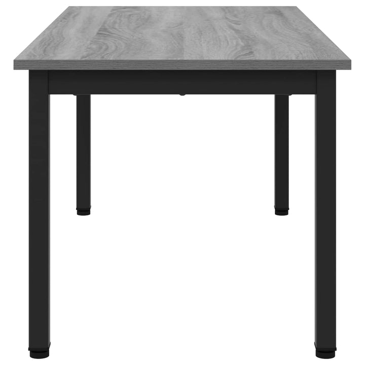 Sofabord Grå Sonoma 100 x 50 x 45 cm Konstrueret træ