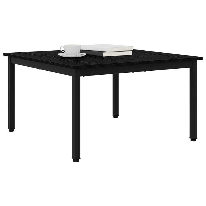 Sofabord Sort eg 80 x 80 x 45 cm Konstrueret træ