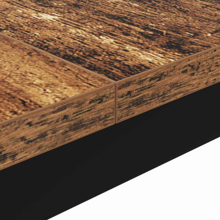 Sofabord Gammelt træ 80 x 80 x 45 cm Konstrueret træ