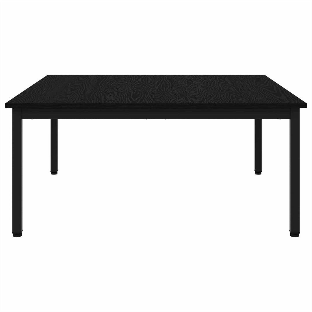 Sofabord Sort eg 100 x 100 x 45 cm Konstrueret træ