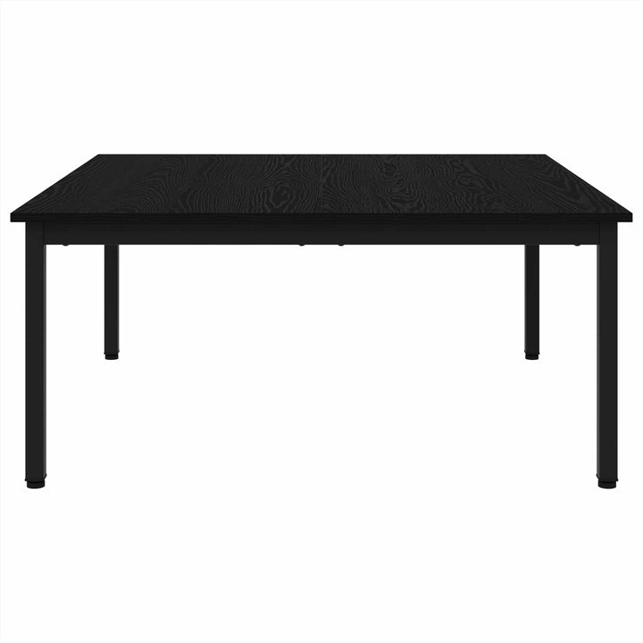 Sofabord Sort eg 100 x 100 x 45 cm Konstrueret træ