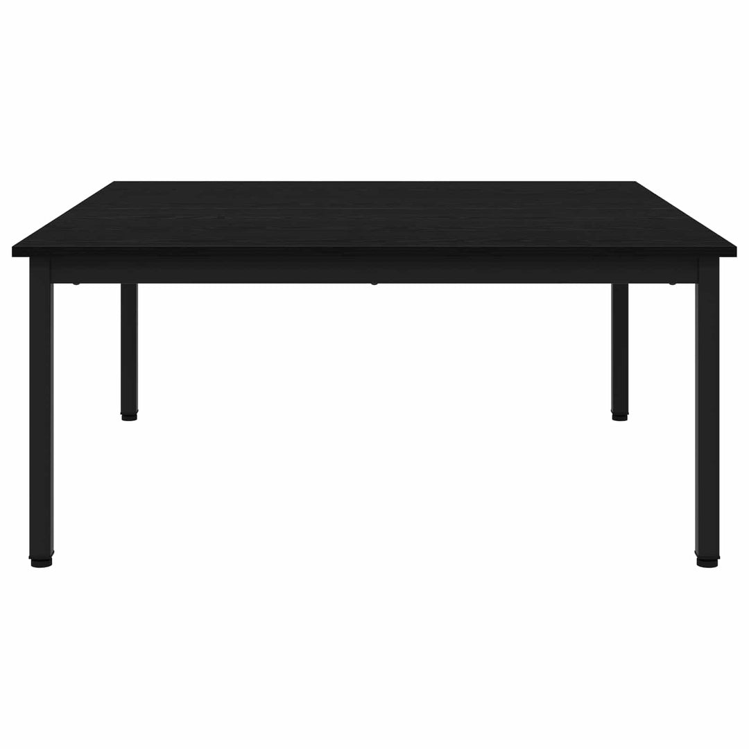 Sofabord Sort eg 100 x 100 x 45 cm Konstrueret træ