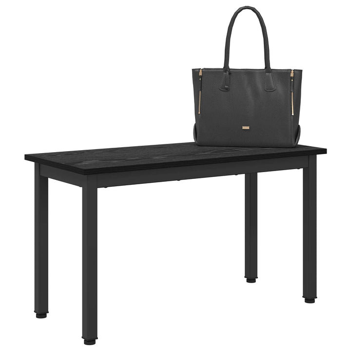 bænk Sort eg 80 x 35 x 45 cm Konstrueret træ