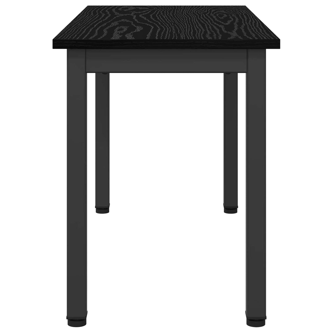 bænk Sort eg 80 x 35 x 45 cm Konstrueret træ