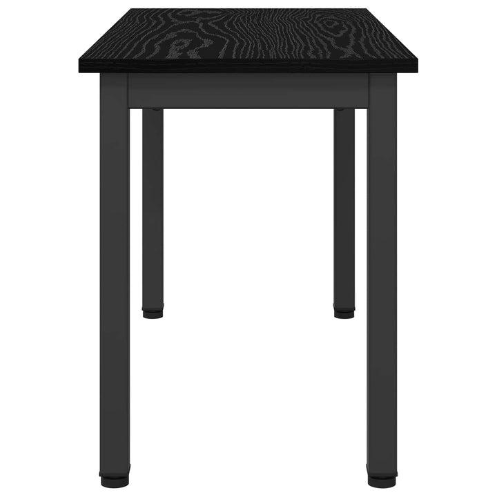 bænk Sort eg 80 x 35 x 45 cm Konstrueret træ