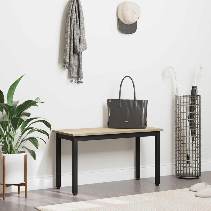 bænk Sonoma-eg 80 x 35 x 45 cm Konstrueret træ