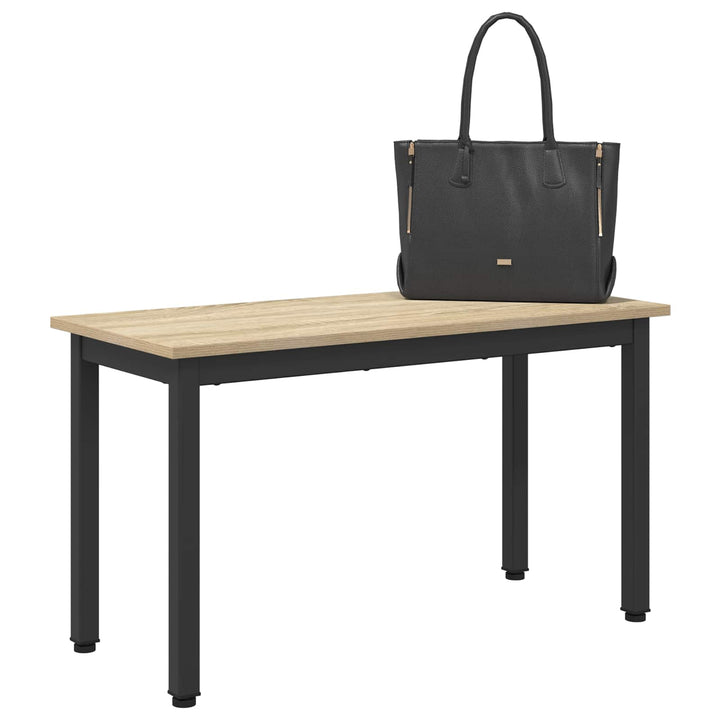 bænk Sonoma-eg 80 x 35 x 45 cm Konstrueret træ
