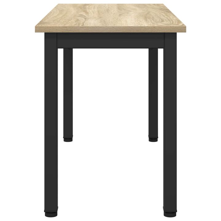 bænk Sonoma-eg 80 x 35 x 45 cm Konstrueret træ