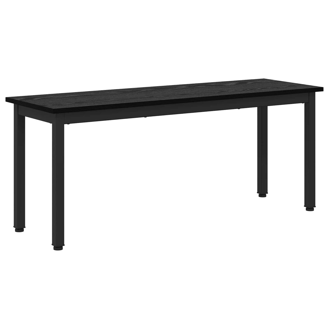bænk Sort eg 110 x 35 x 45 cm Konstrueret træ