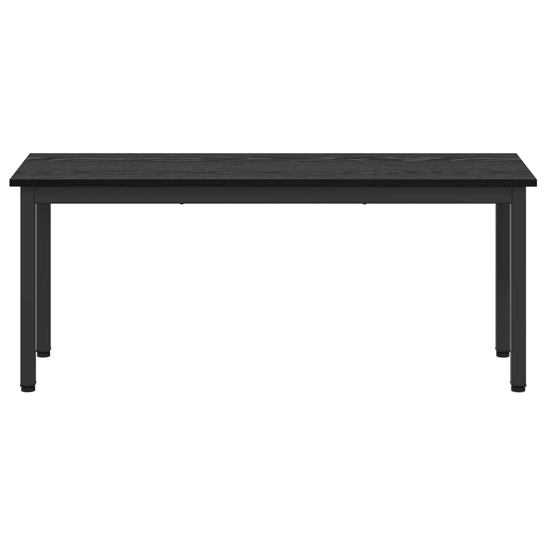 bænk Sort eg 110 x 35 x 45 cm Konstrueret træ