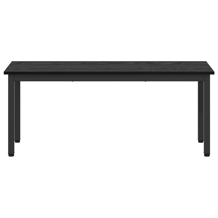 bænk Sort eg 110 x 35 x 45 cm Konstrueret træ