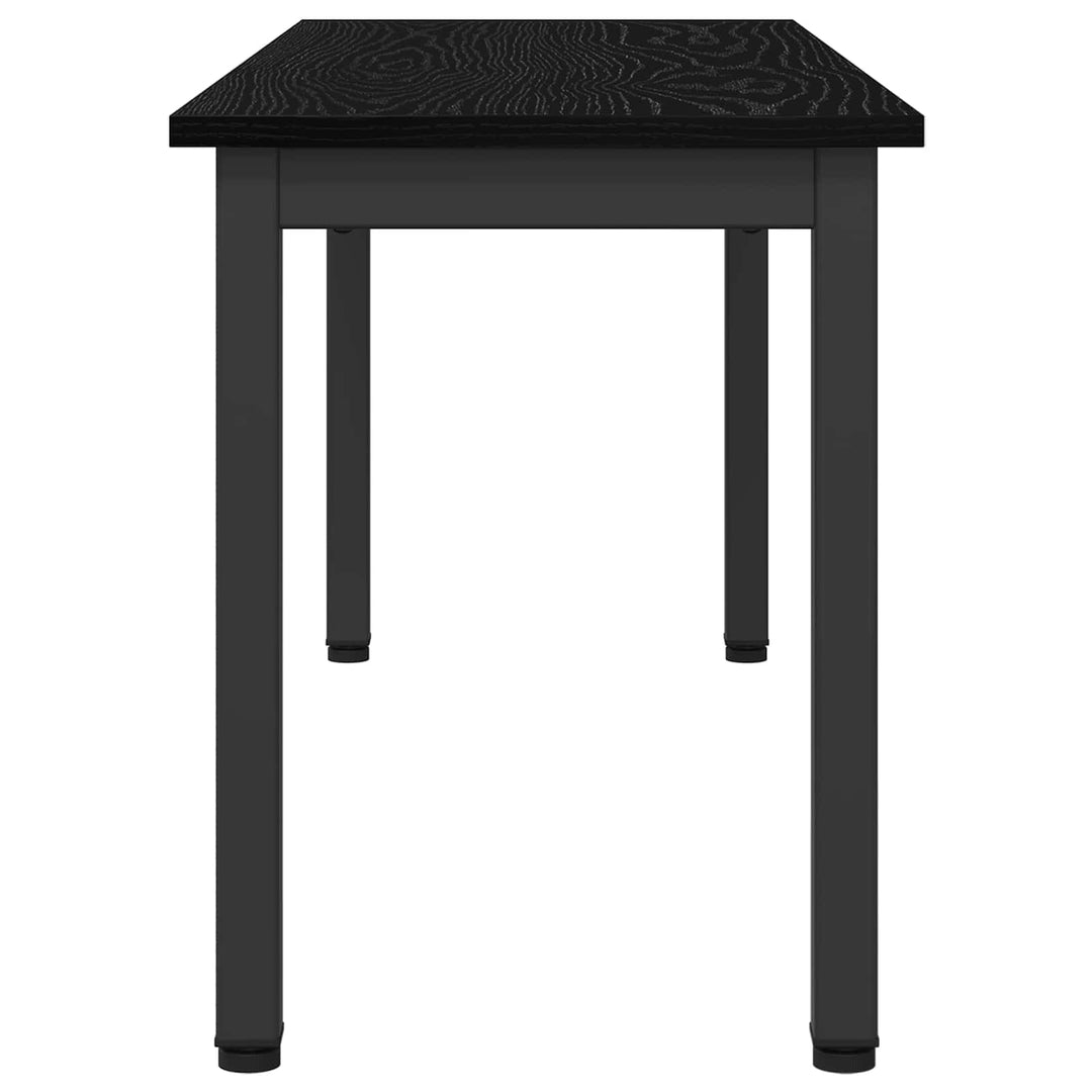 bænk Sort eg 110 x 35 x 45 cm Konstrueret træ