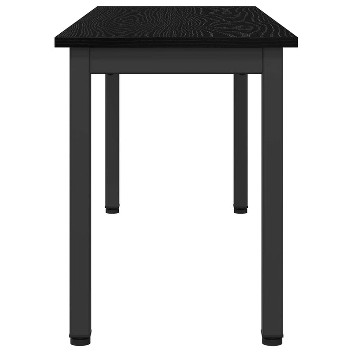 bænk Sort eg 110 x 35 x 45 cm Konstrueret træ